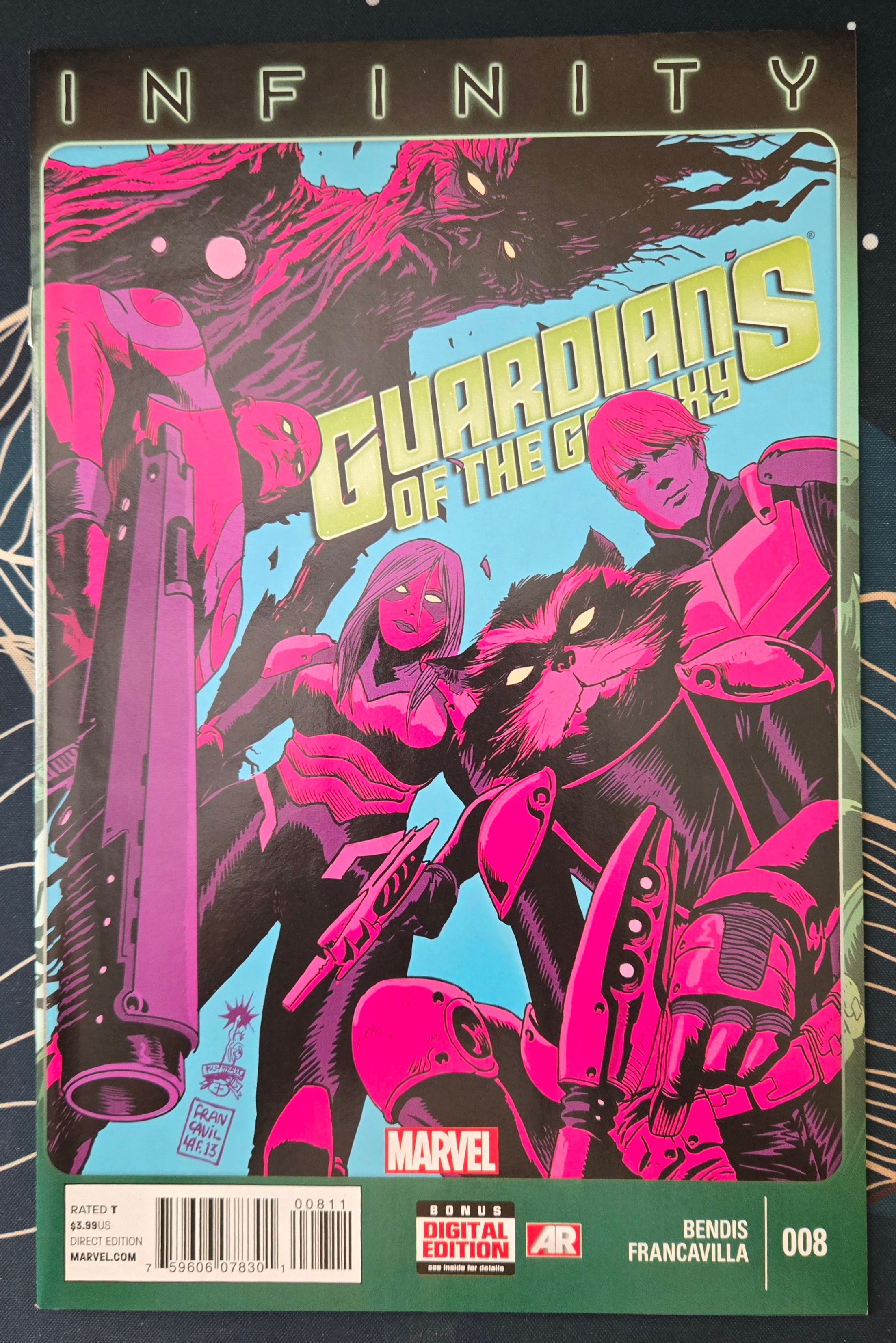 Guardians Of The Galaxy #8 (2013) cover a NM-