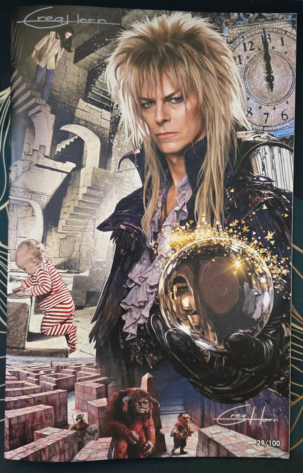 TRIBUTE: David Bowie MegaCon Virgin (2026) Greg Horn Signed (NM) 29/100