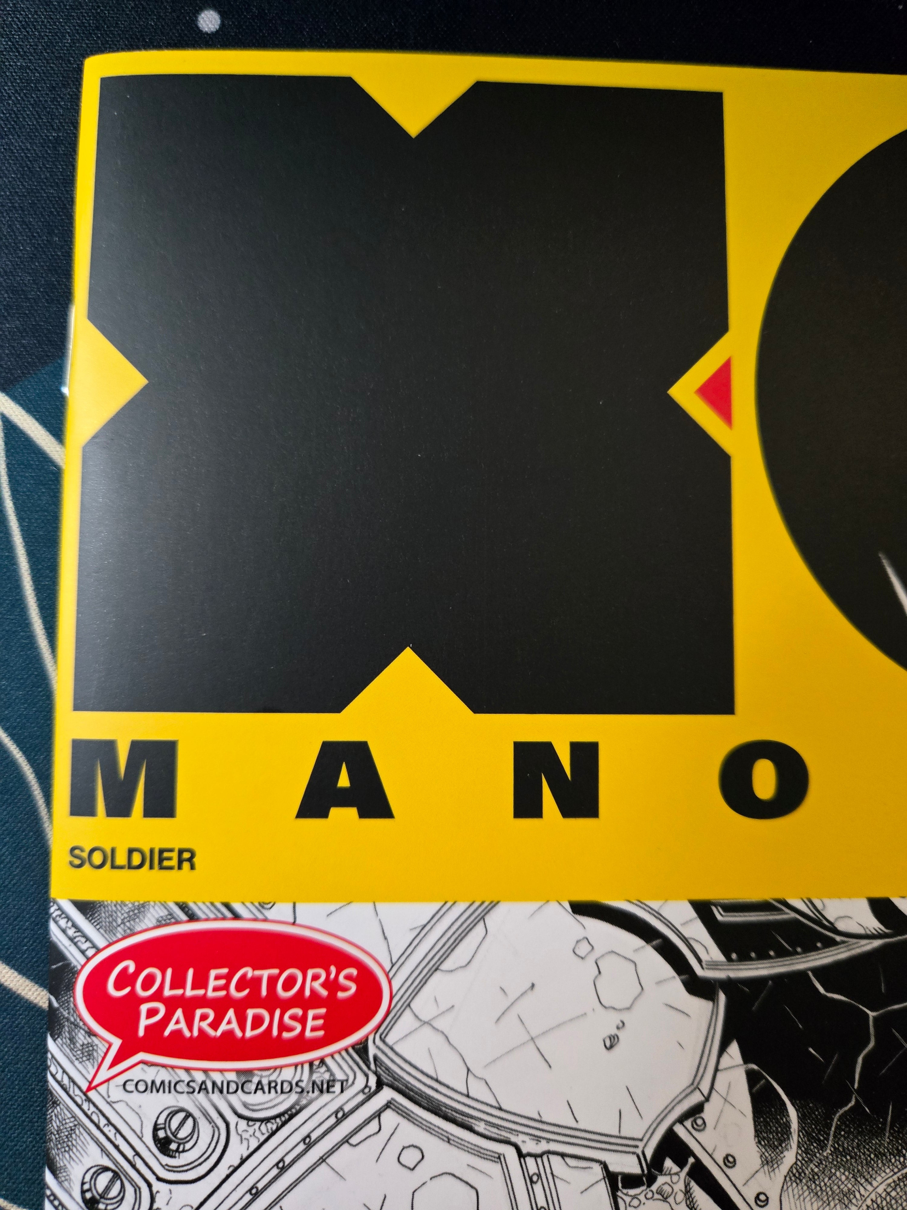 X-O Manowar #1 (2017) Collector's Paradise Black & White VARIANT (NM-) Rare