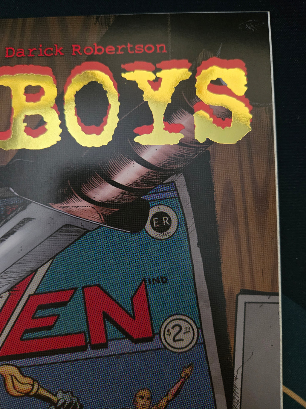 The Boys #3 (2021) Gold Foil Variant (NM-) 1st Homelander